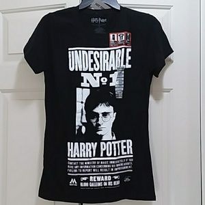 N͙E͙W͙ Harry Potter REWARD wanted poster UNDESIRABLE No 1 tee shirt